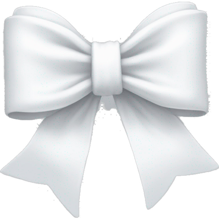 White bow emoji