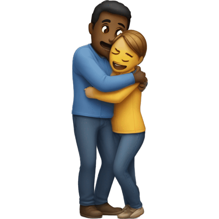 hug MAN AND WOMAN emoji