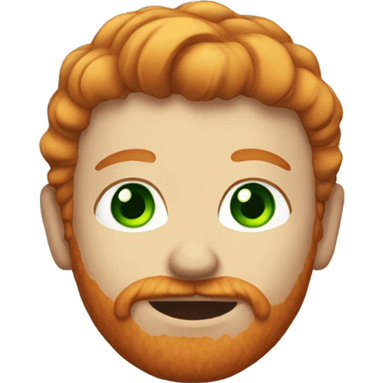 ginger with green eyes emoji