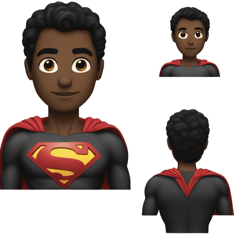 BLACK SUPERMAN emoji