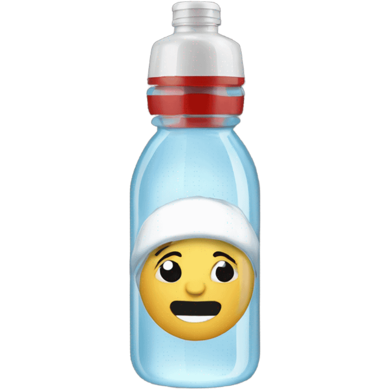 Christmas water bottle emoji