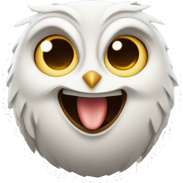 owl laughing emoji