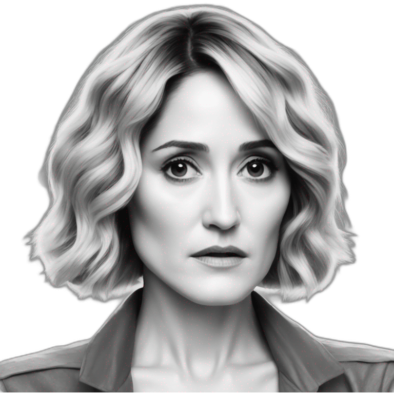 Rose Byrne serious emoji