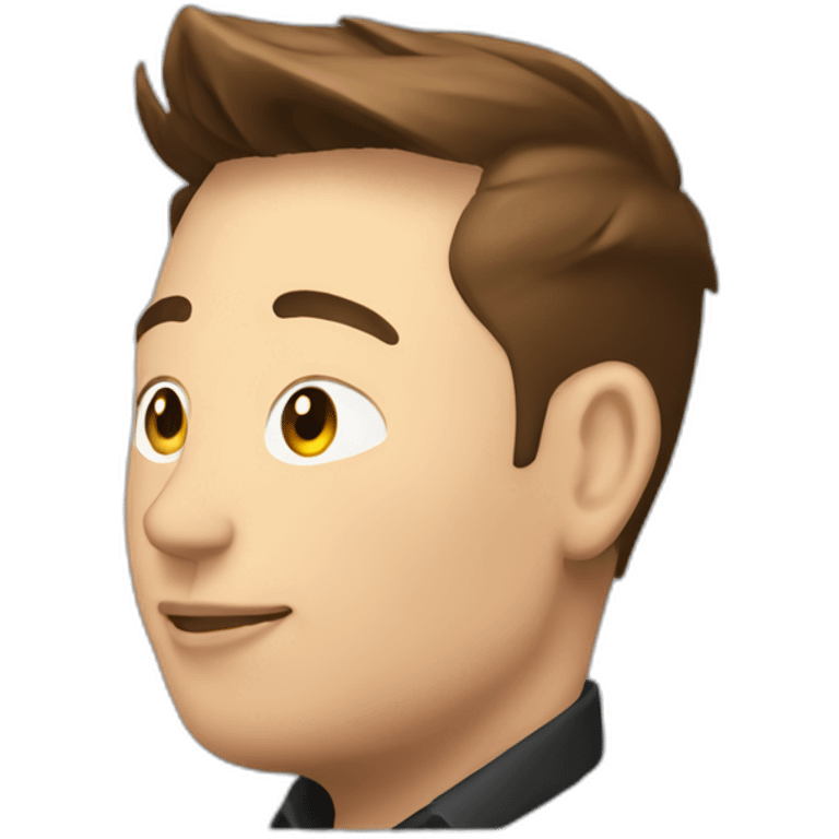 Elon musk pregnant full body side view emoji