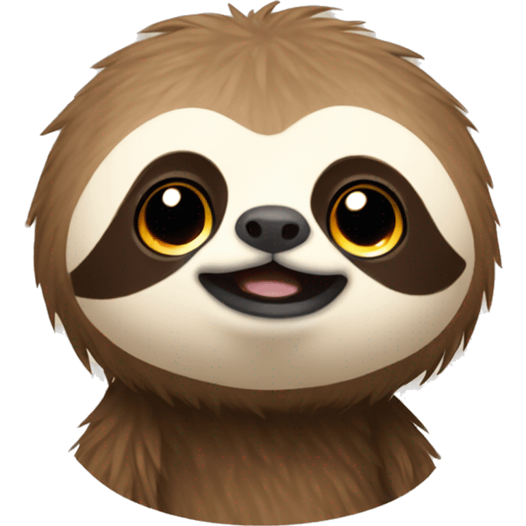 A cute sloth emoji