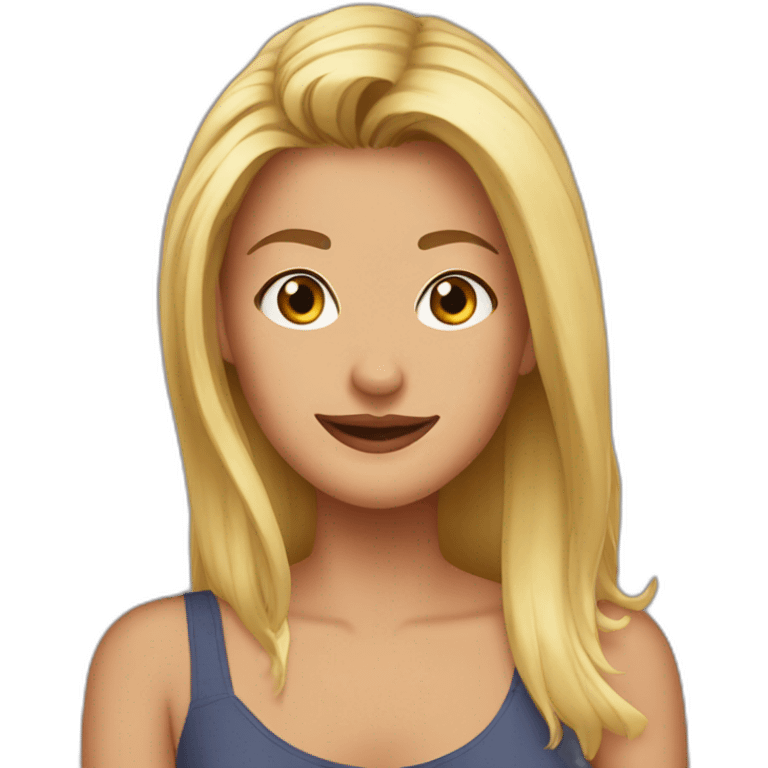 Phoebe of friends  emoji