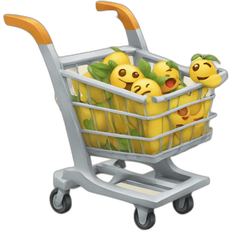 happy cart emoji