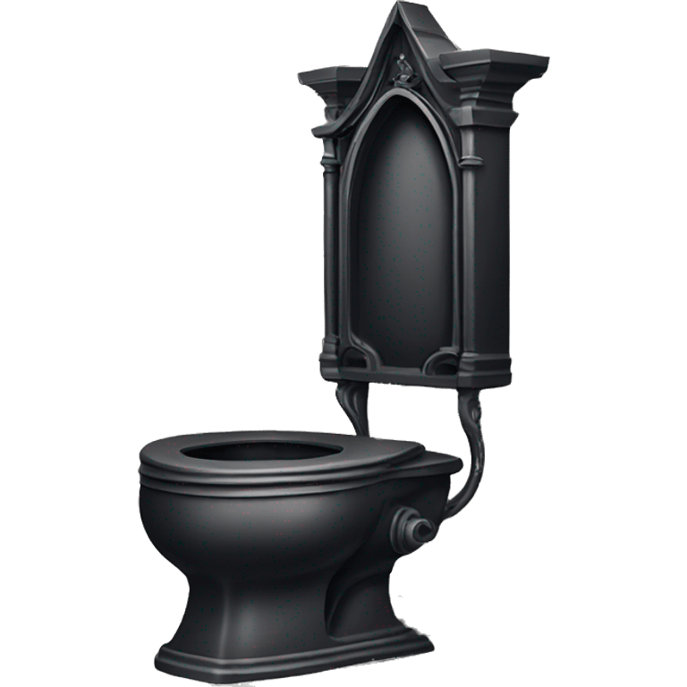 gothic style toilet  emoji