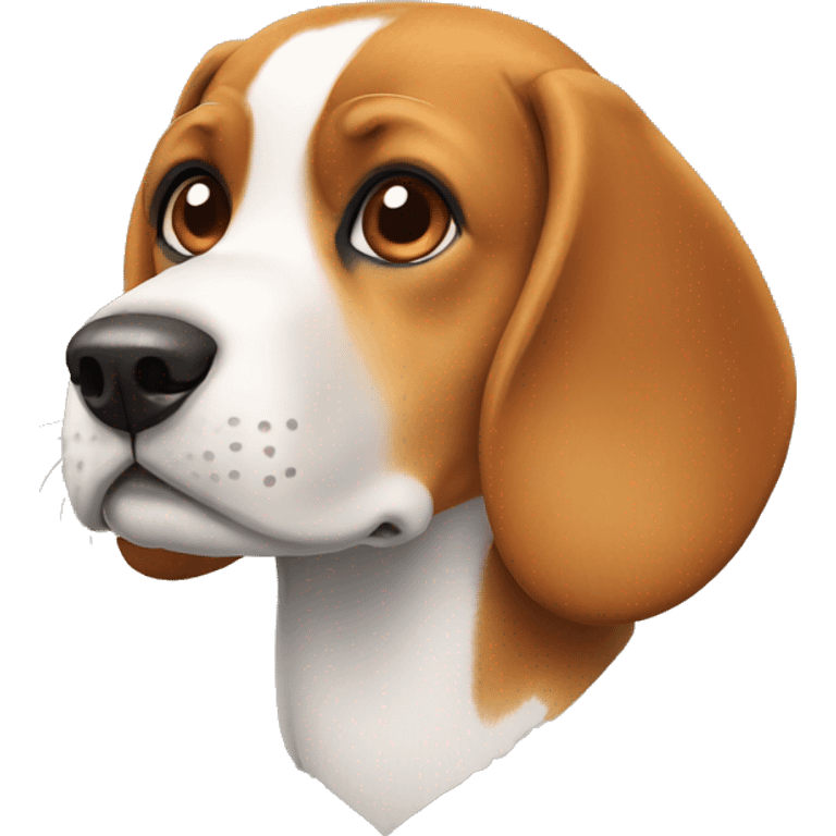 A beagle dog emoji