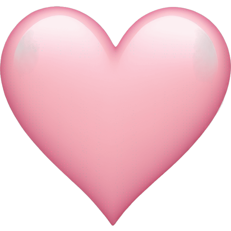 Light pink heart emoji