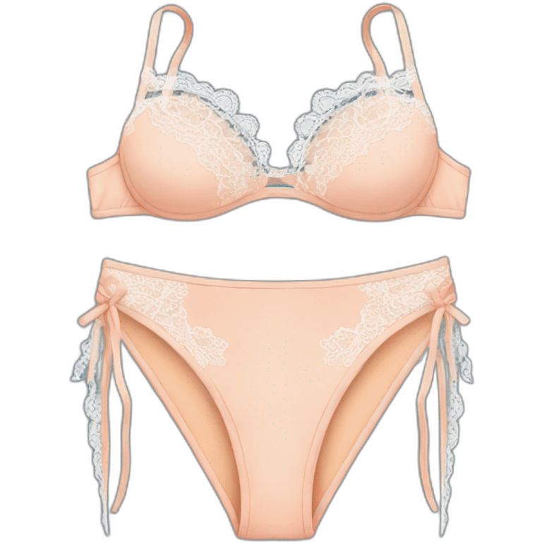 bikini with lace emoji