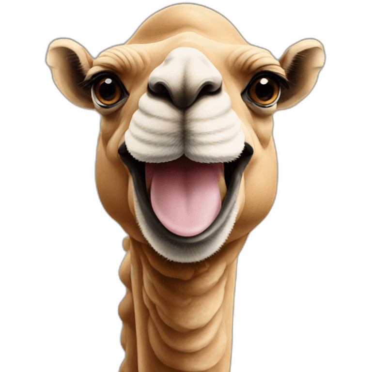 camel smiling emoji