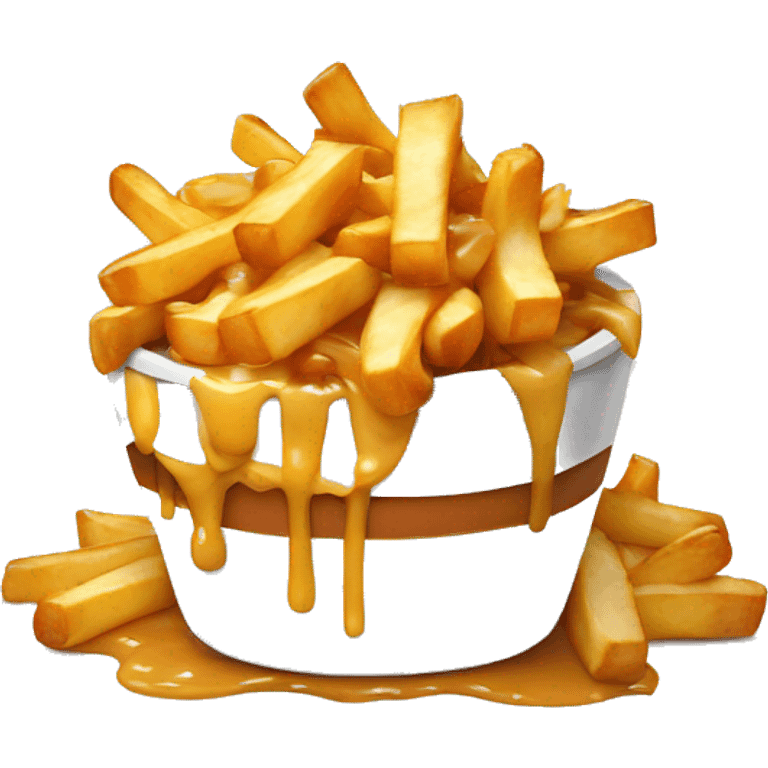 Poutine qui mange u e poutine emoji