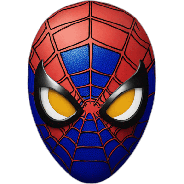 Spiderman Miles morales mask emoji