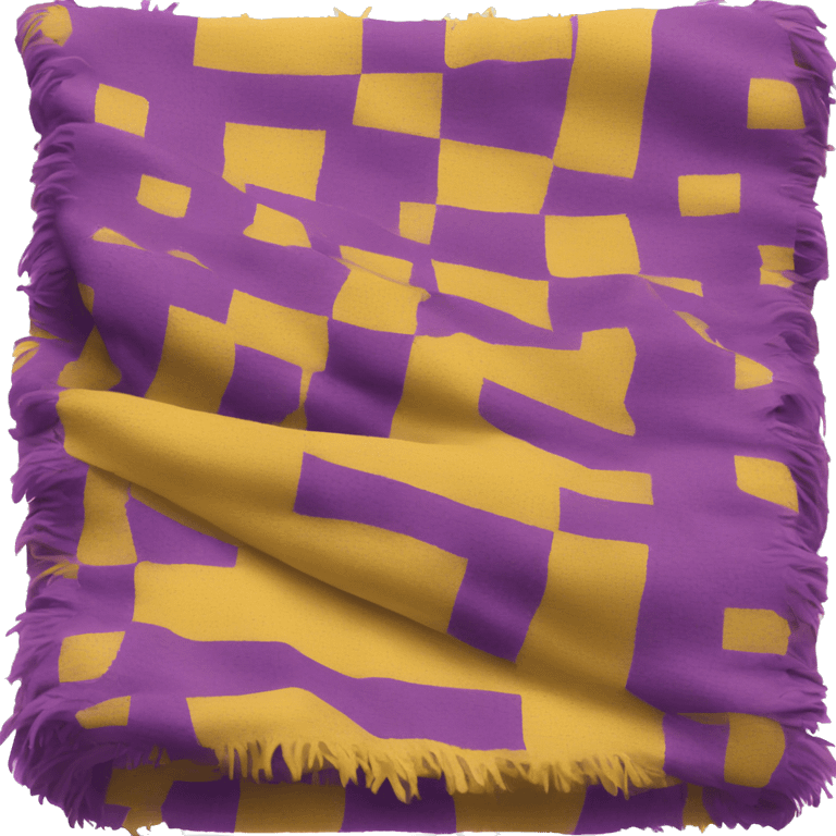 yellow - purple blanket winter emoji