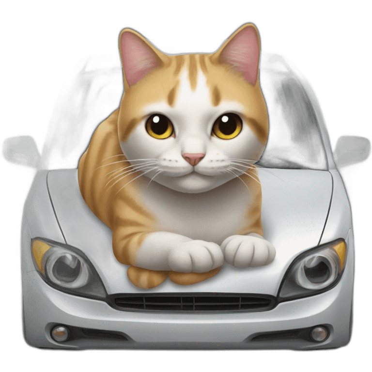 Car eat cat emoji