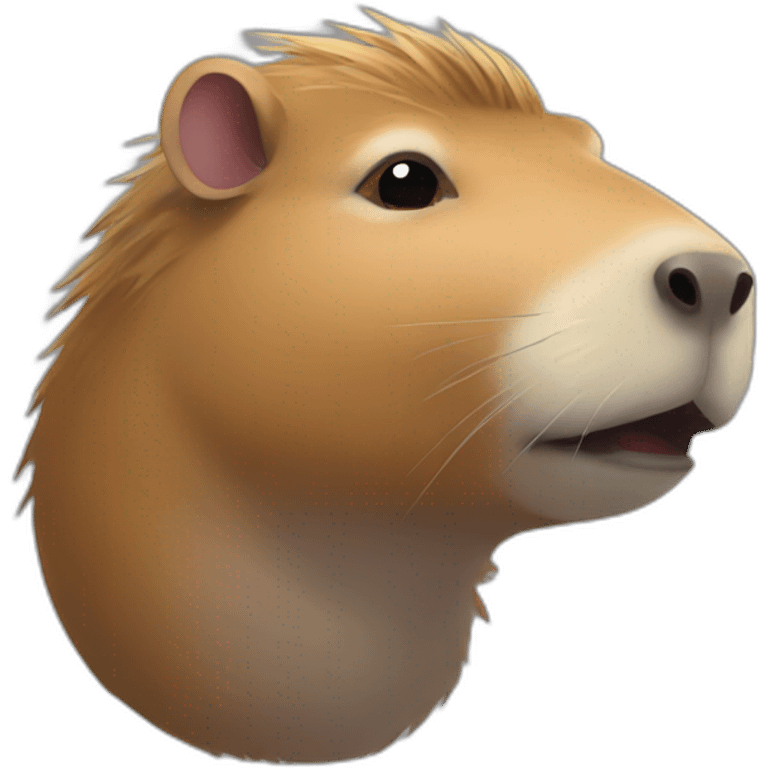 capybara as sonic emoji