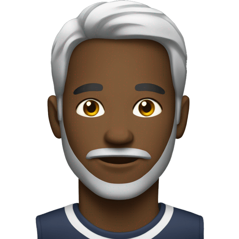 homem negro forte emoji