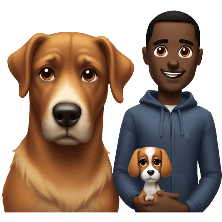 diddy and a dog emoji