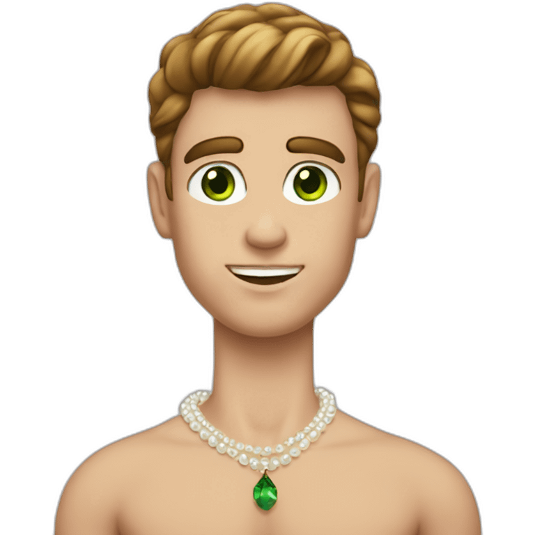 Posh-muscle-boy-with-pearl-necklace-and-green-eyes-and-brown-hair emoji