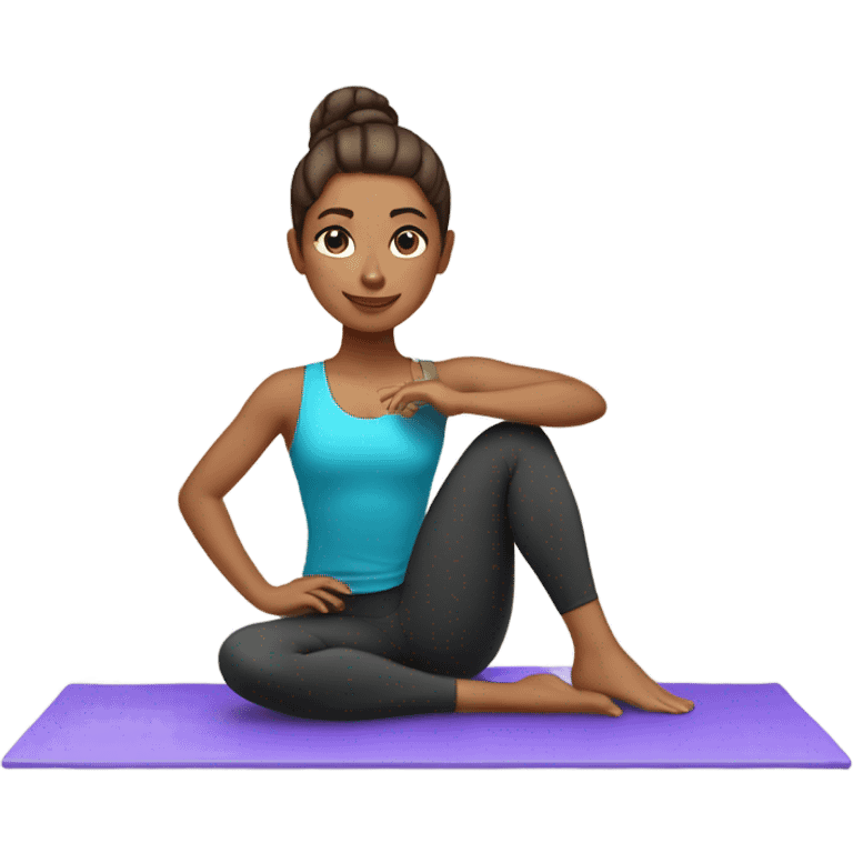 Pilates girl emoji