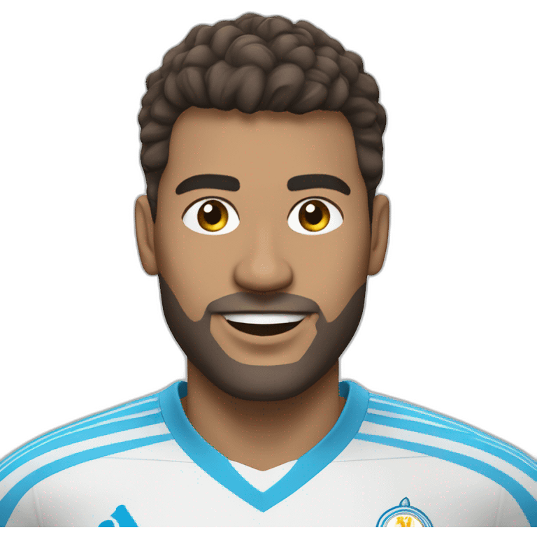 Olympique de Marseille supporter emoji