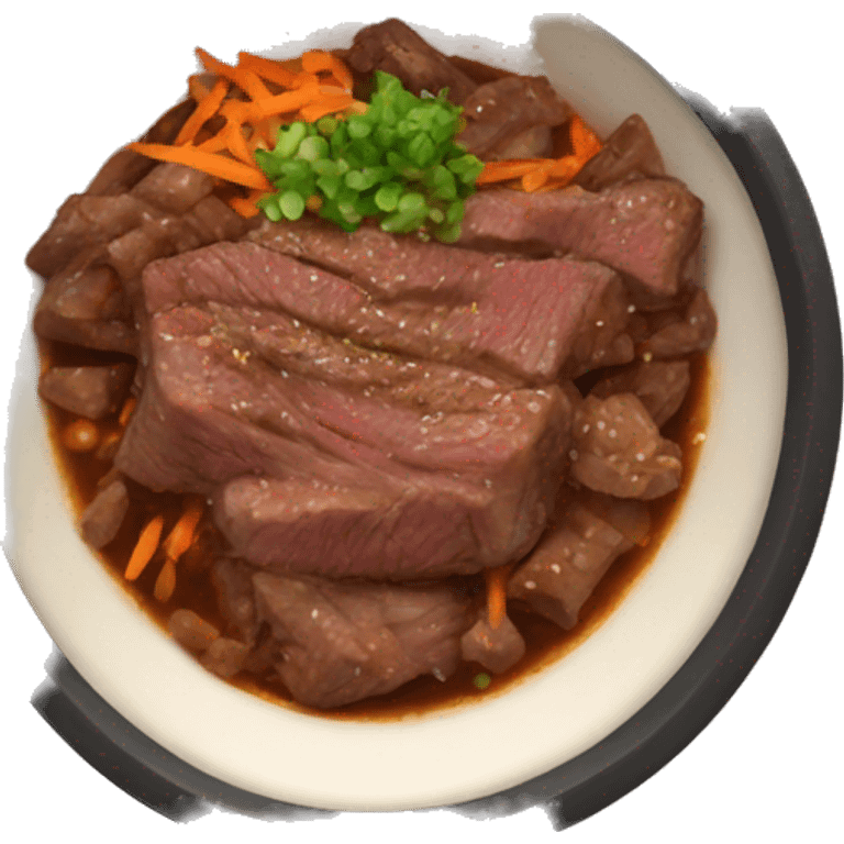 korean beef bowl emoji