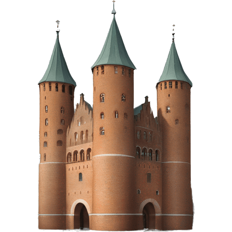 The Holstentor from Luebeck, Germany emoji