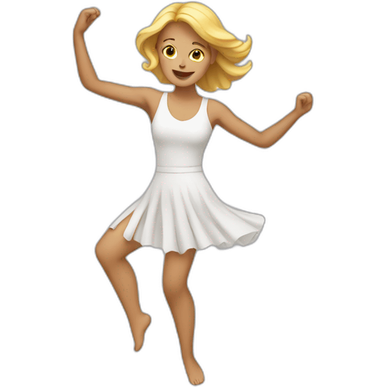 dancing white woman emoji