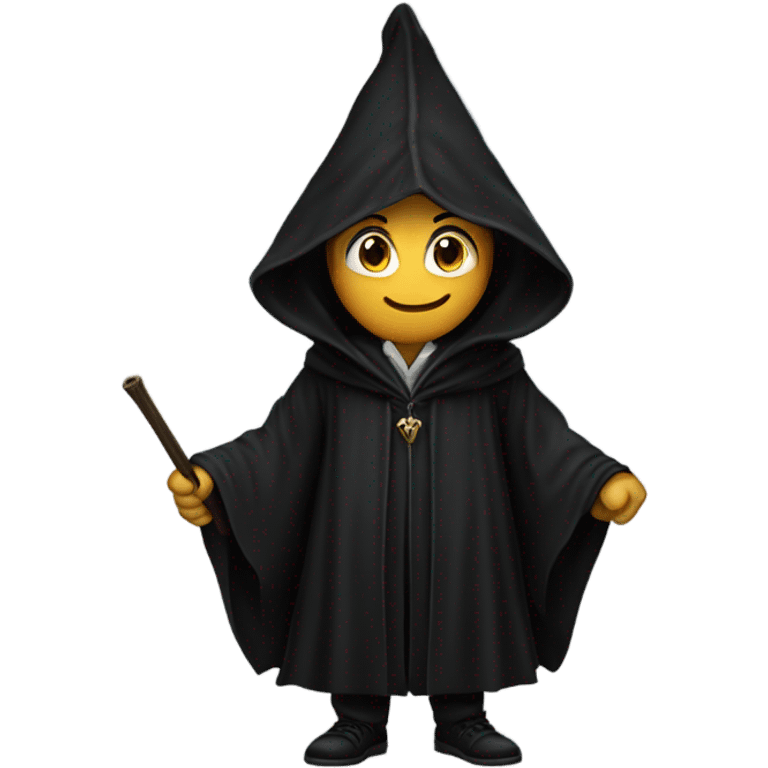 long black robe like hogwarts emoji