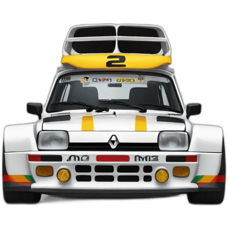 renault 5 turbo tour de corse emoji