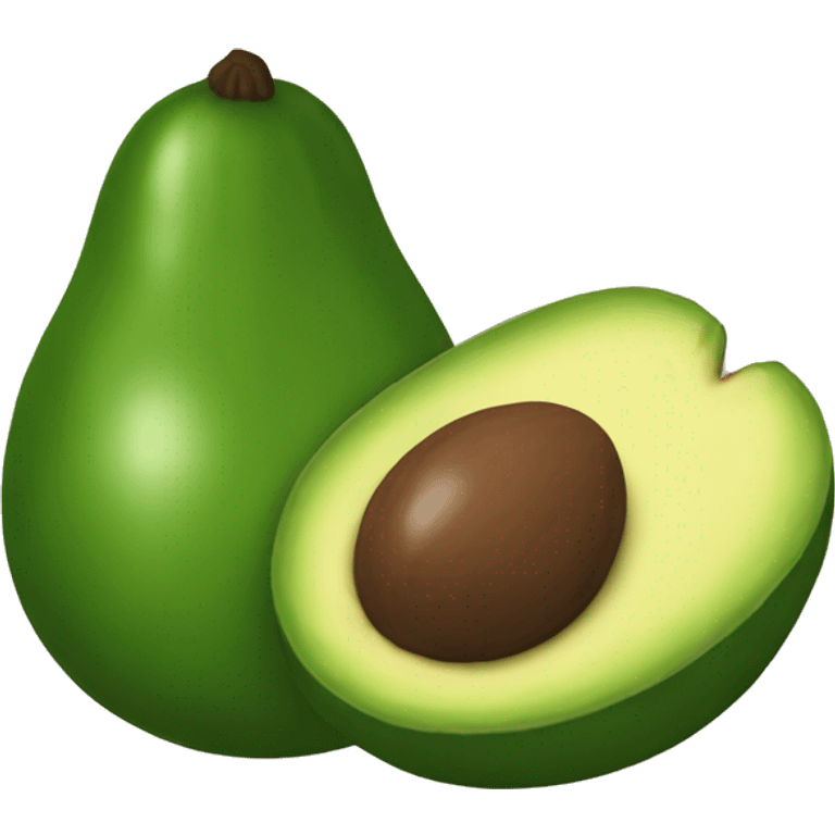 Aguacate con cara emoji