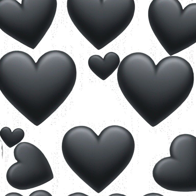 Black heart emoji