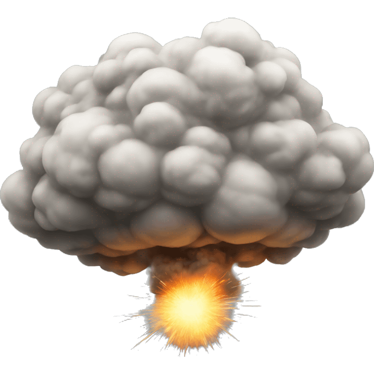 Explosion cloud emoji