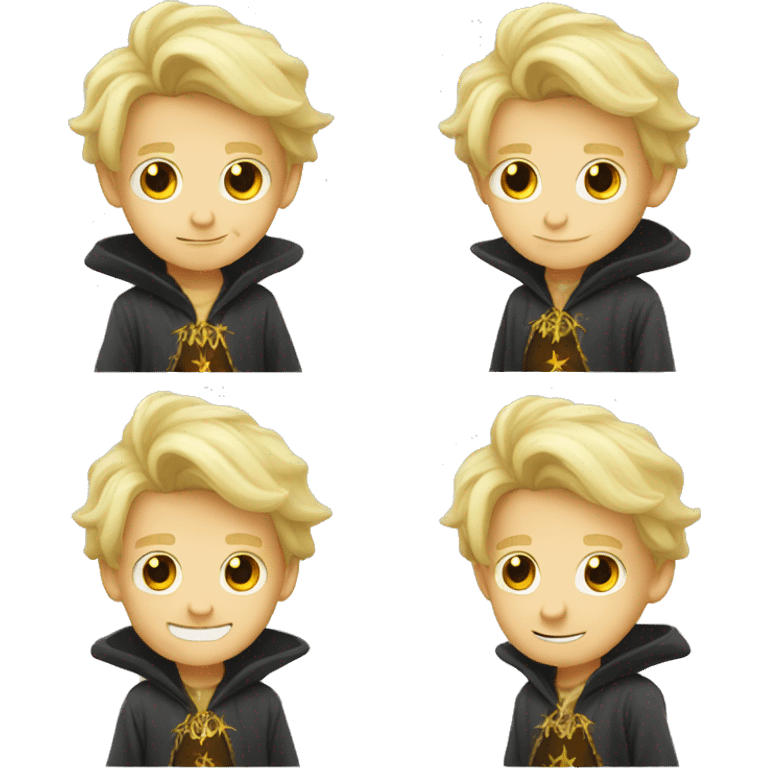 blond wizard boy dance emoji