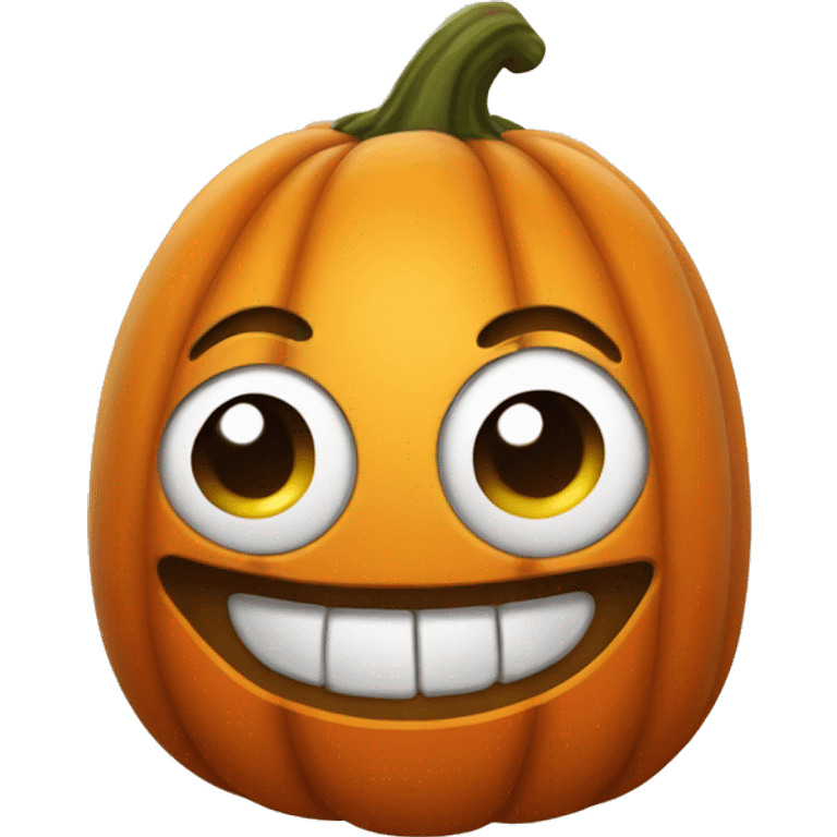 Cute pumpkin  emoji