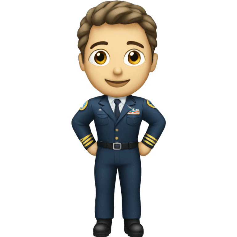 a pilot in a plane emoji