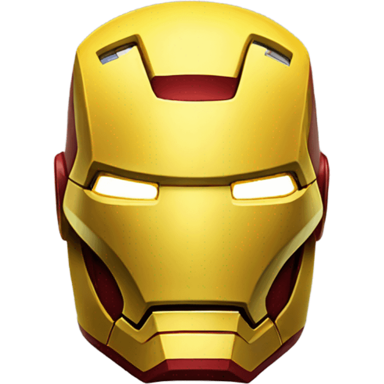 Iron man yellow emoji