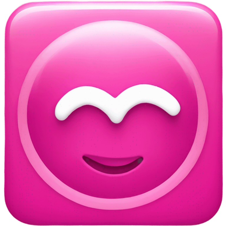 New instagram logo pink emoji