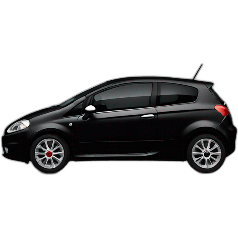 Fiat Grande punto nera emoji