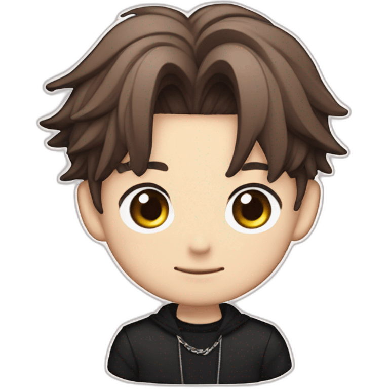 lee know from kpop group stray kids  emoji