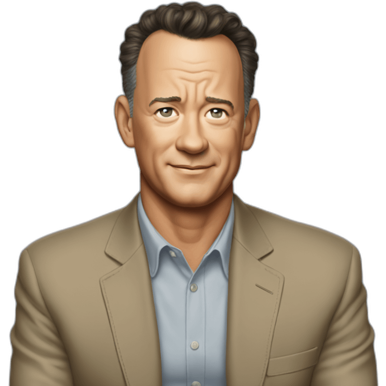 Tom-Hanks-is-sitting-at-the emoji