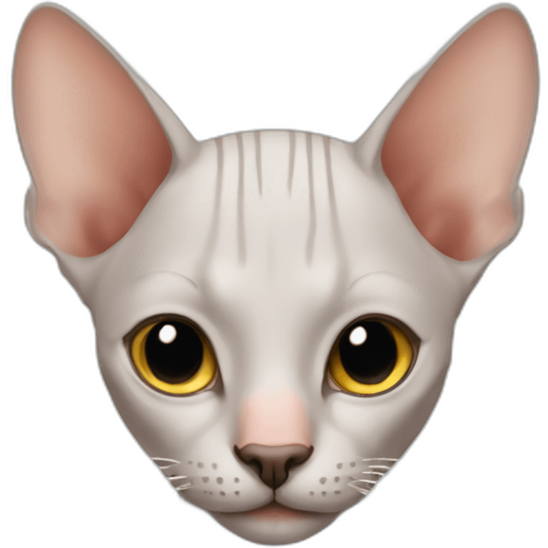 Hairless cat emoji