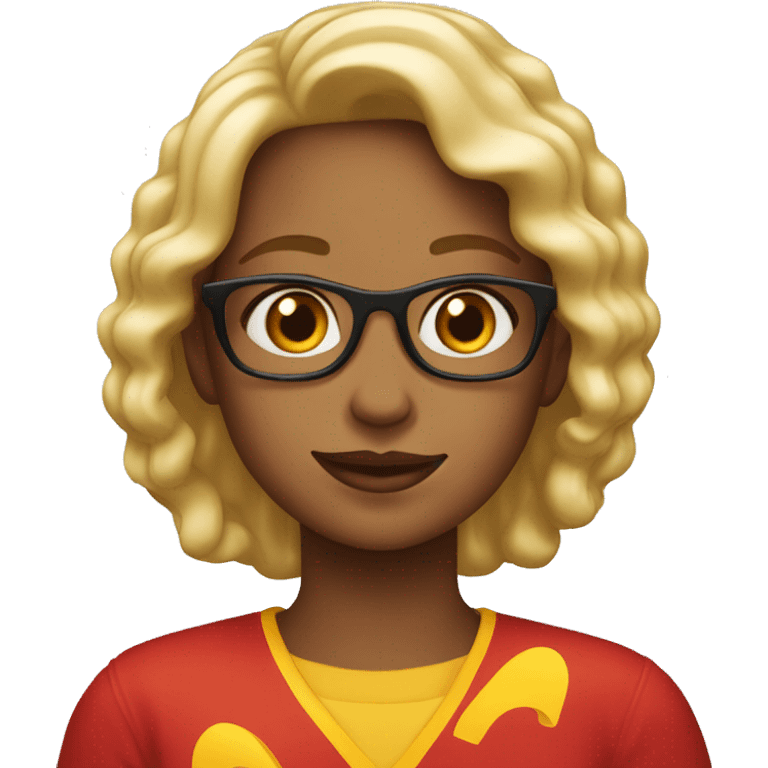 Girl McDonald’s  emoji