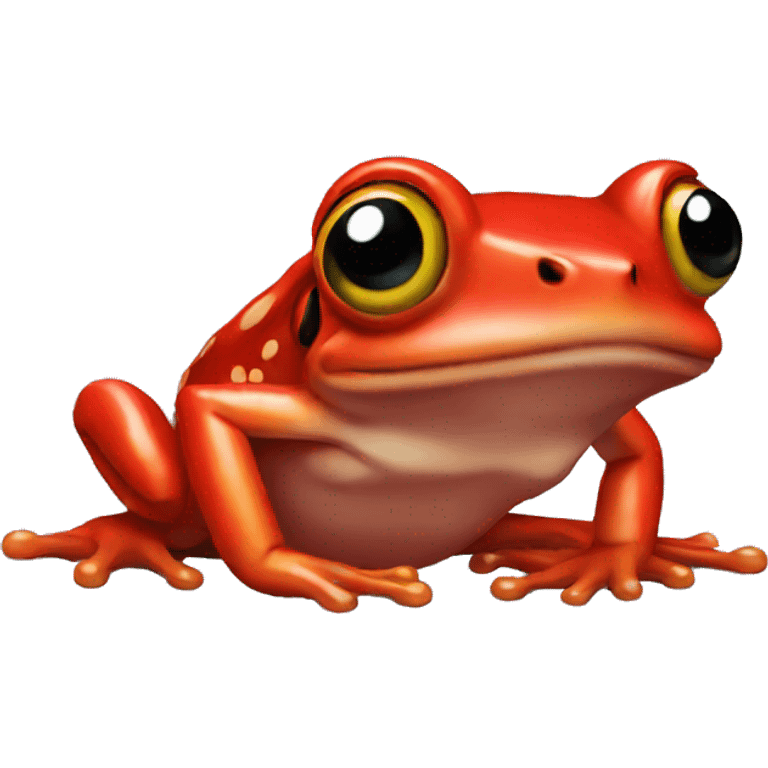 Red frog emoji