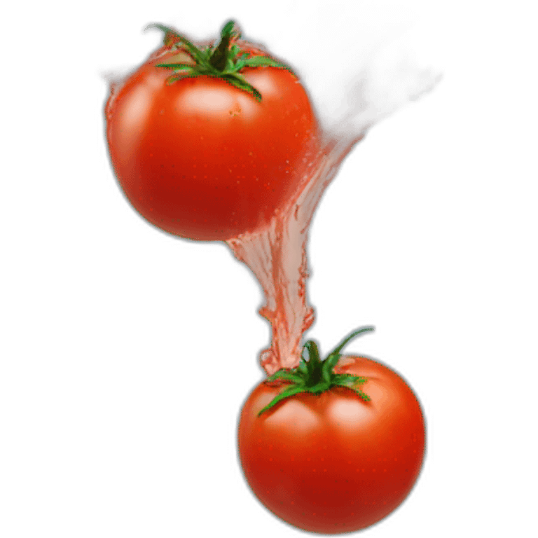 Tomato splashing emoji