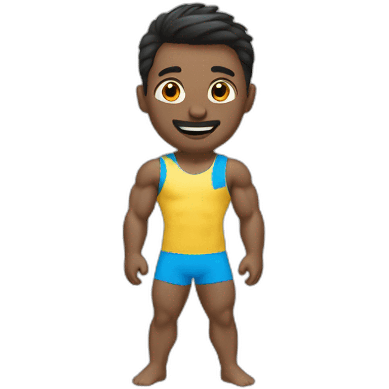 gymnastique homme emoji