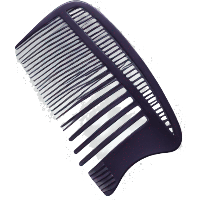 hair comb emoji