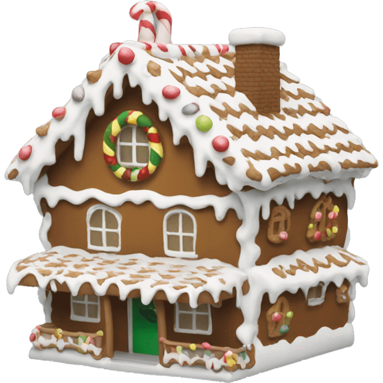 Gingerbreat house emoji