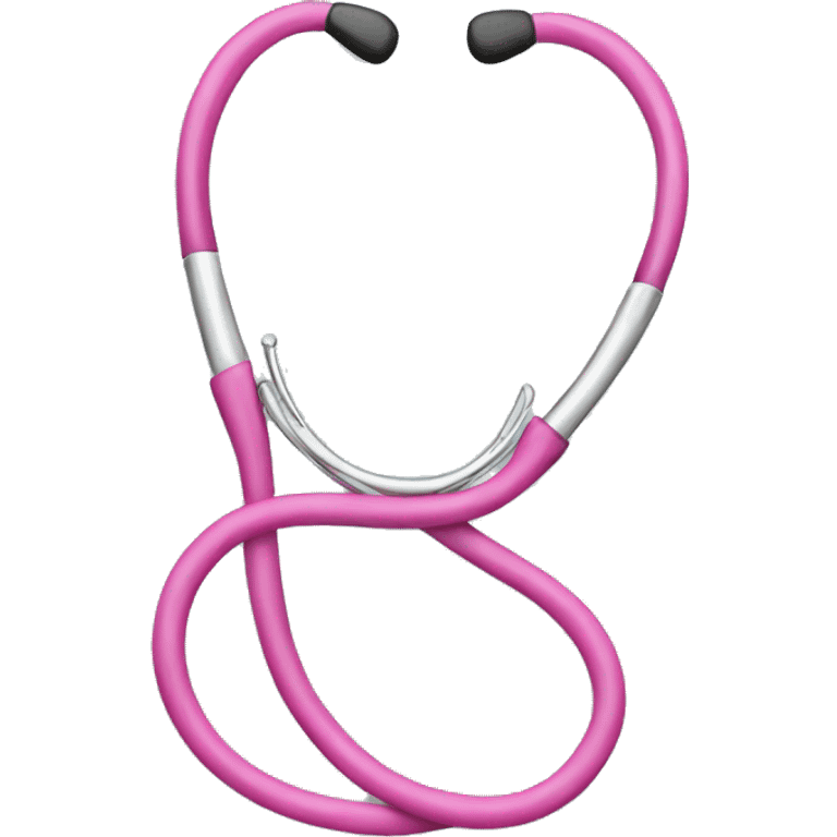 pink stethoscope emoji